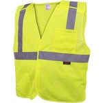 GSS Safety Standard Class 2 Five-Point Breakaway Vest Lime