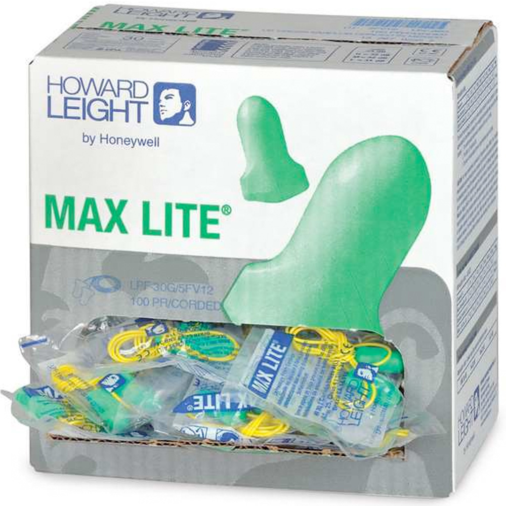 Howard Leight LPF-30 Max Lite Earplugs by Honeywell (100 Count)