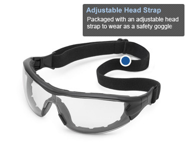 Gateway Safety Hybrid Eye Safety Glasses/Goggles