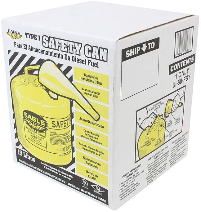 Eagle Diesel Safety Can 5Gal