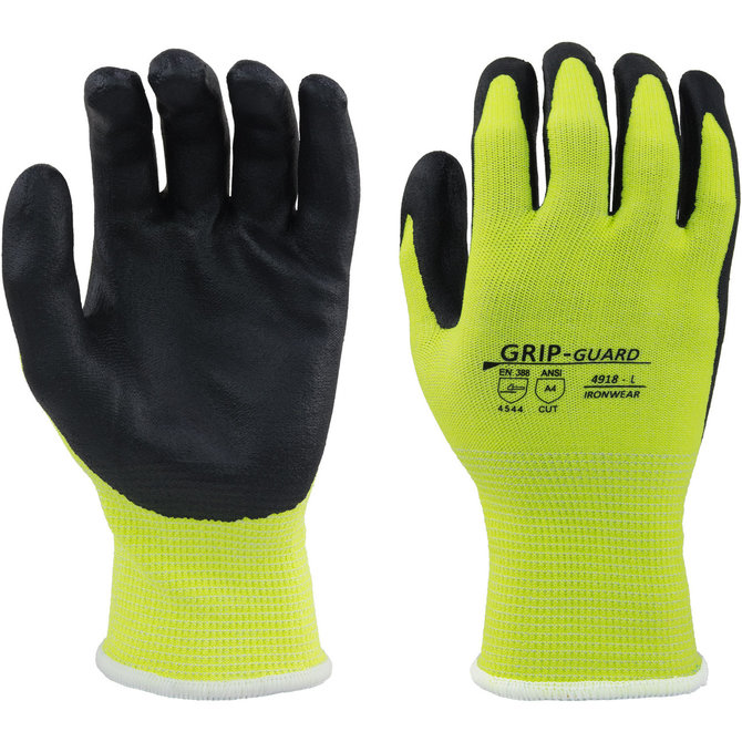 Magid® ROC® GP212 21G Ultra-Thin Foam Nitrile Palm Coated Work Gloves –  ANSI Cut Level A1