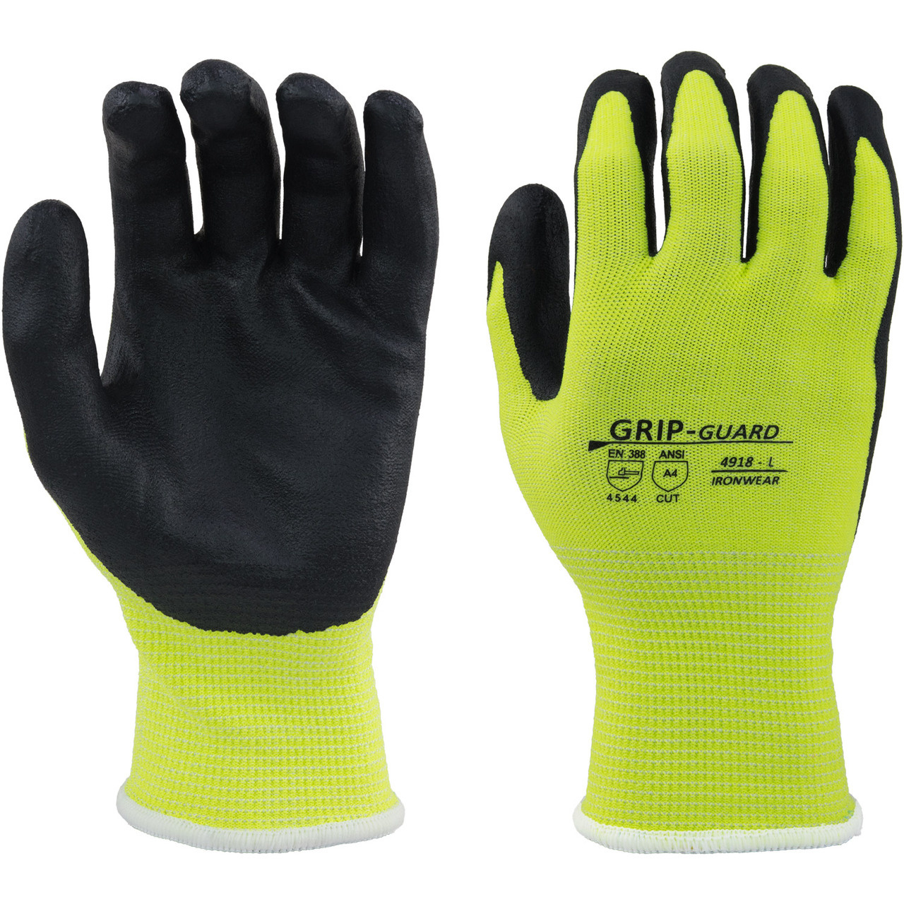 Ironwear High Visibility Cut Resistant Gloves (12 Pack)