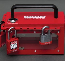 Accuform Signs STOPOUT® Pry-Resistant Lock Box