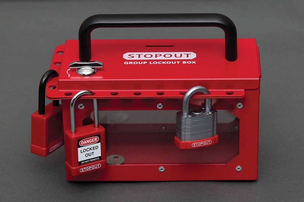 Accuform Signs STOPOUT® Pry-Resistant Lock Box