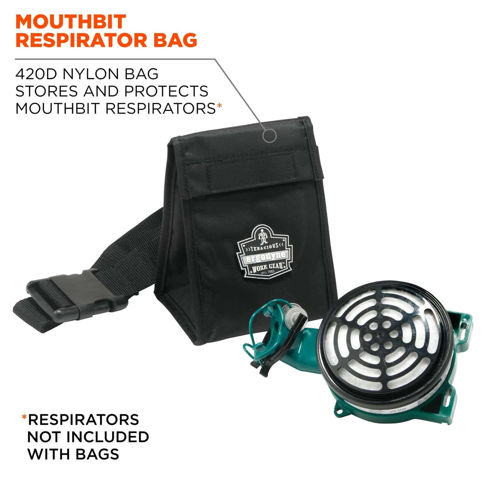 Ergodyne Arsenal Mouthbit Emergency Escape Respirator Bag