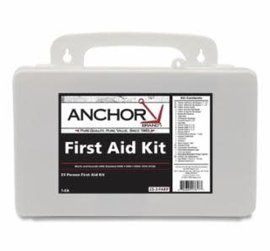 ORS NASCO 101-25-9-FAKP:  25 Person First Aid Kit, Plastic Case, Wall Mount