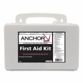 ORS NASCO 101-25-9-FAKP:  25 Person First Aid Kit, Plastic Case, Wall Mount