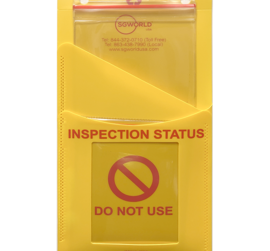 SG World USA BPADDLEUSKIT - Inspection Status and Book Storage Pouch with Zip Tie