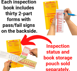 SG World USA SSL-KITPUS - Skid Steer/Loader Inspection Book Includes 30 Inspections Forms (2-Part Forms)