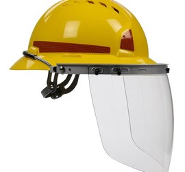 Bouton Optical Aluminum Face Shield Bracket for Full Brim Hard Hats