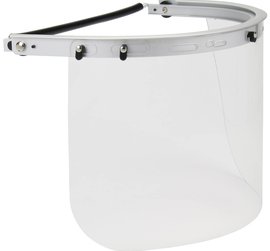 Bouton Optical Aluminum Face Shield Bracket for Full Brim Hard Hats
