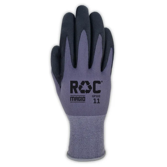 Medium TruForce Nitrile Coated Work Gloves - Gray/Black - Industrial and  Personal Safety Products from