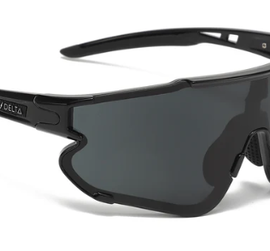 WYE DELTA Z87-HV-ALLBLACK-POL:   Wye Delta's HIVIZ BLACK POLARIZED Safety Glasses.  100% UV / ANSI Z87+