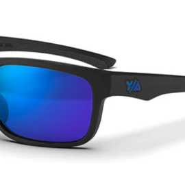 WYE DELTA FV-Z87-DB-POL:   Wye Delta's FULLVIZ DEEP BLUE POLARIZED Safety Glasses.  100% UV / ANSI Z87+