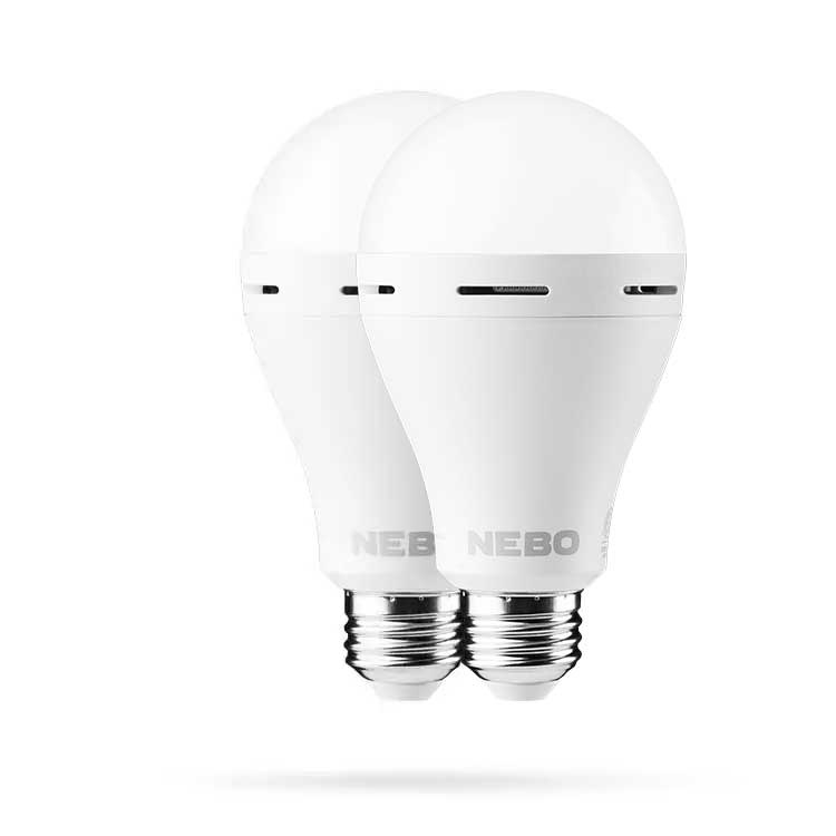 NEBO NEB-ARE-0012: Blackout Backup Emergency LED Bulb (2-Pack)
