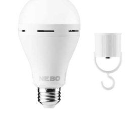 NEBO NEB-ARE-0012: Blackout Backup Emergency LED Bulb (2-Pack)