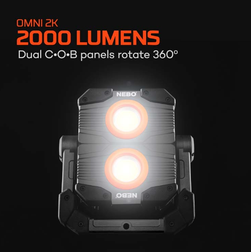 NEBO NEB-8NO-0006: Light N Go Kit (Pen Light, Work Light, & Wireless Speaker)