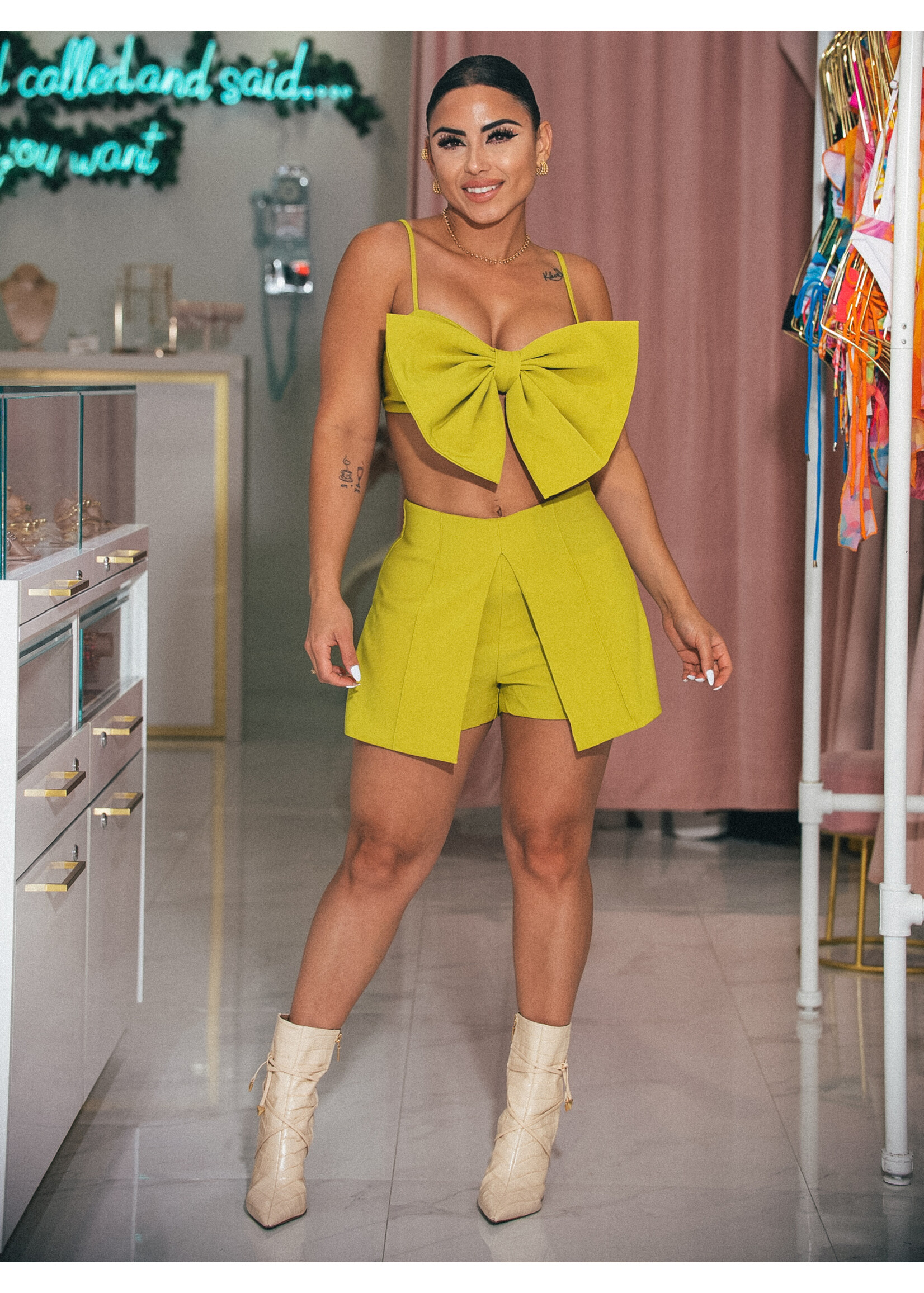 Lush Lime Dressy Short