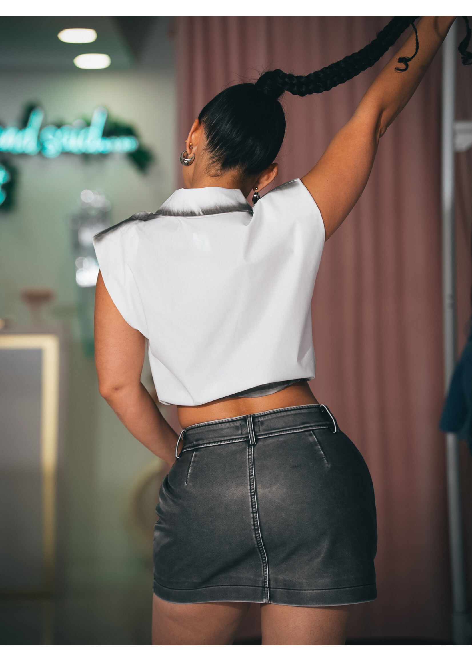 Modern Urban Cargo Mini Skirt