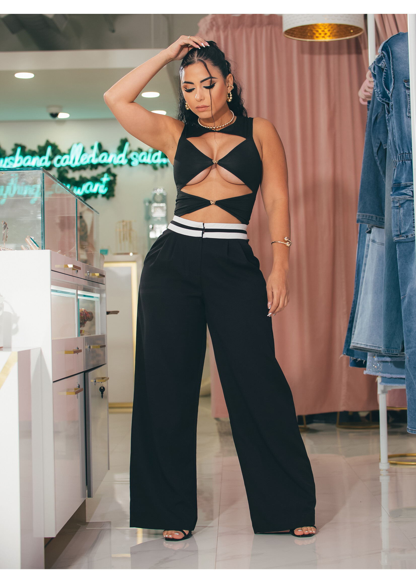 Butterfly Cutout Top