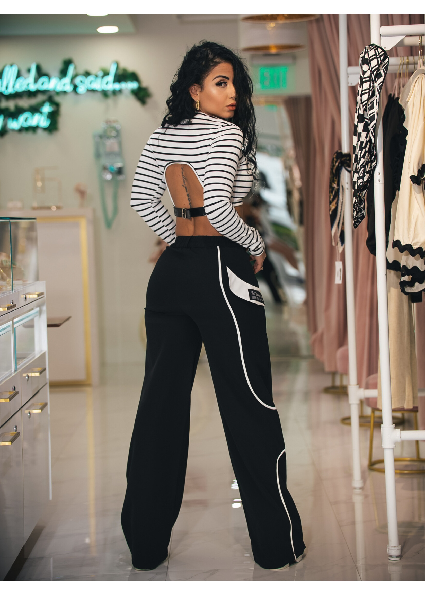 Dressy striped pants new arrivals