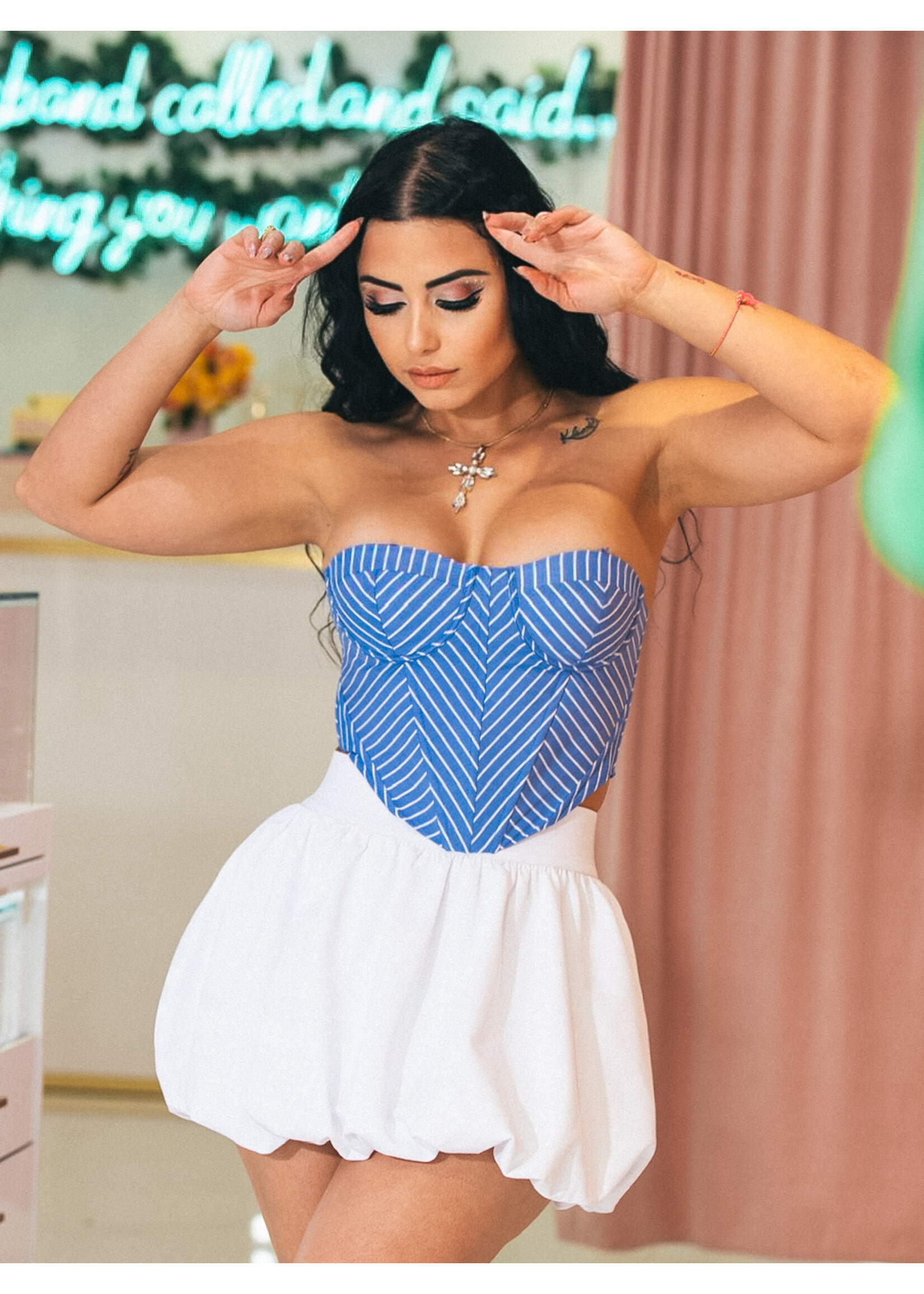 Striped Corset