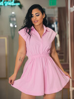 Flirty Collared Mini Dress