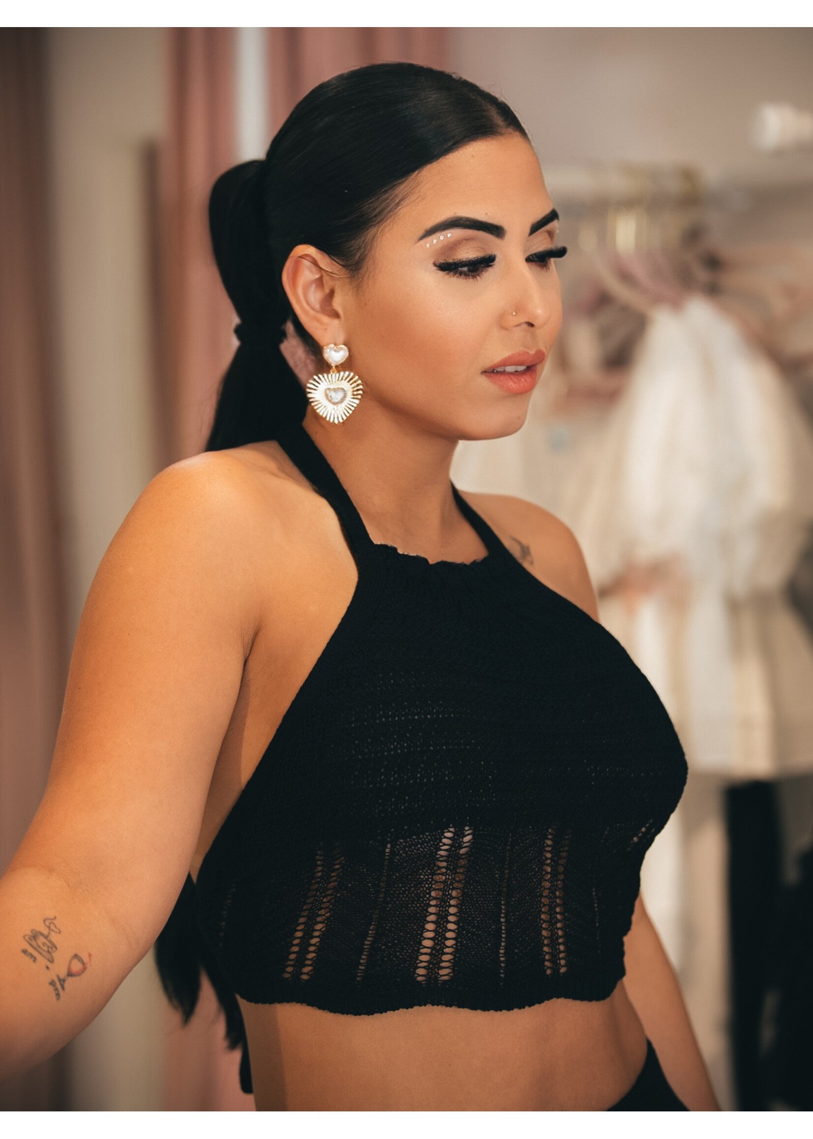 Gold Drop Earrings