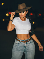Bustier Woven Basic T-Shirt