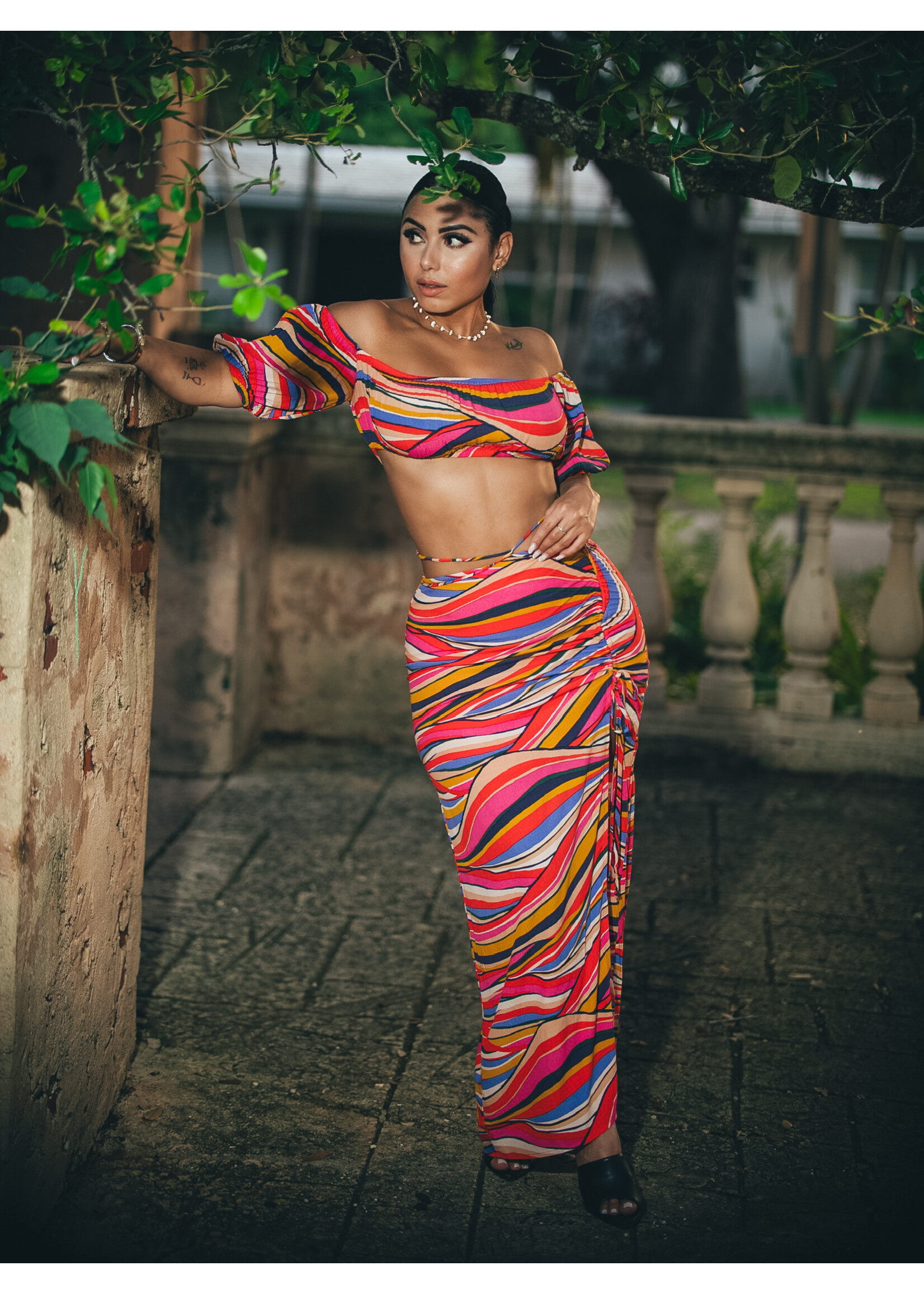 Skirt & Top Fashion Set