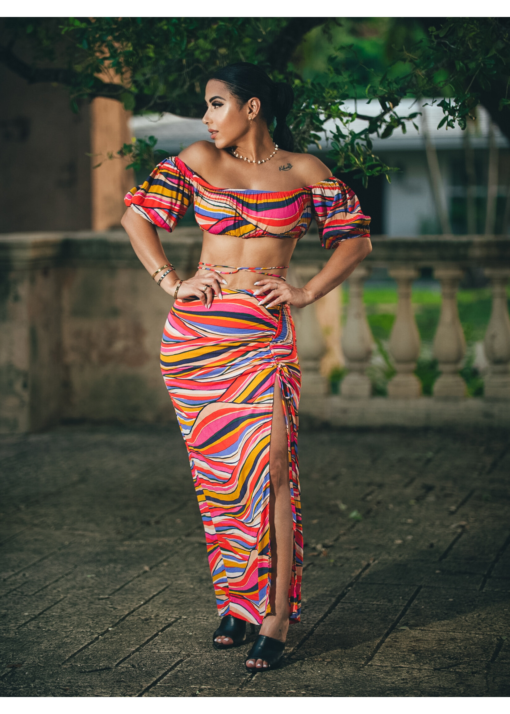 Skirt & Top Fashion Set