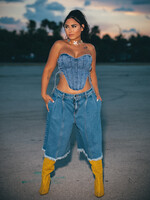 Trending Denim Bermuda Short