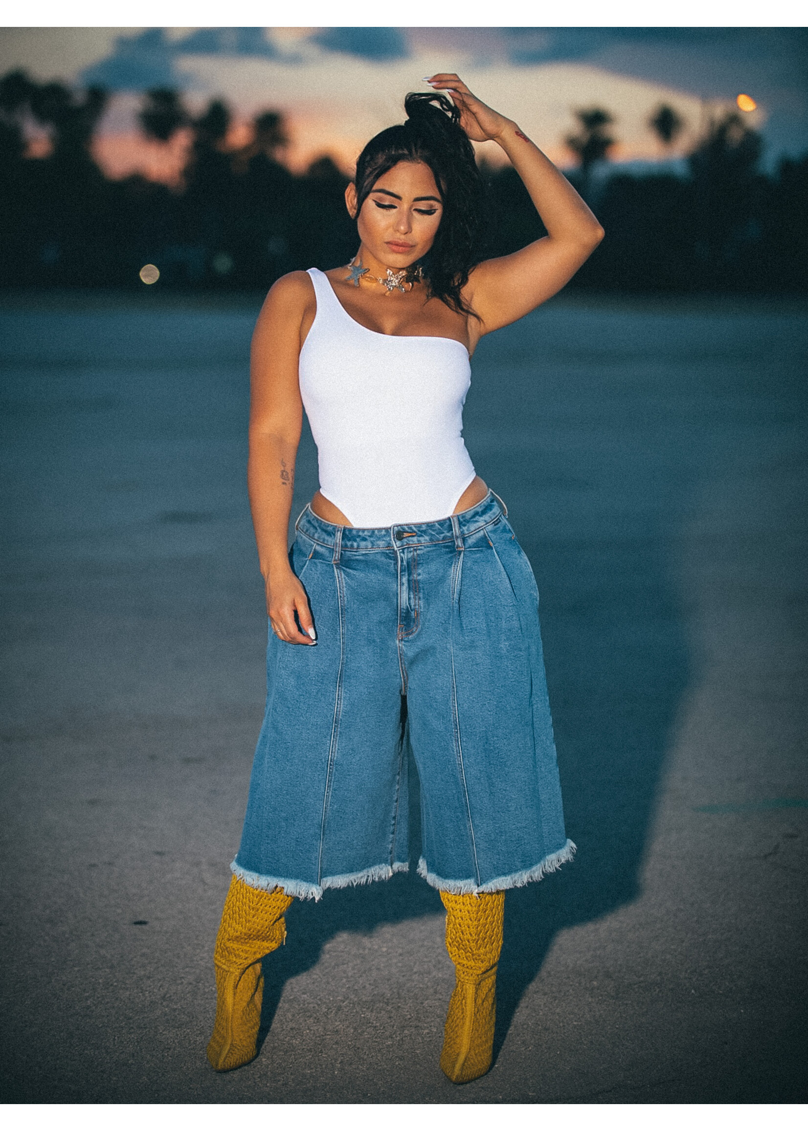 Trending Denim Bermuda Short