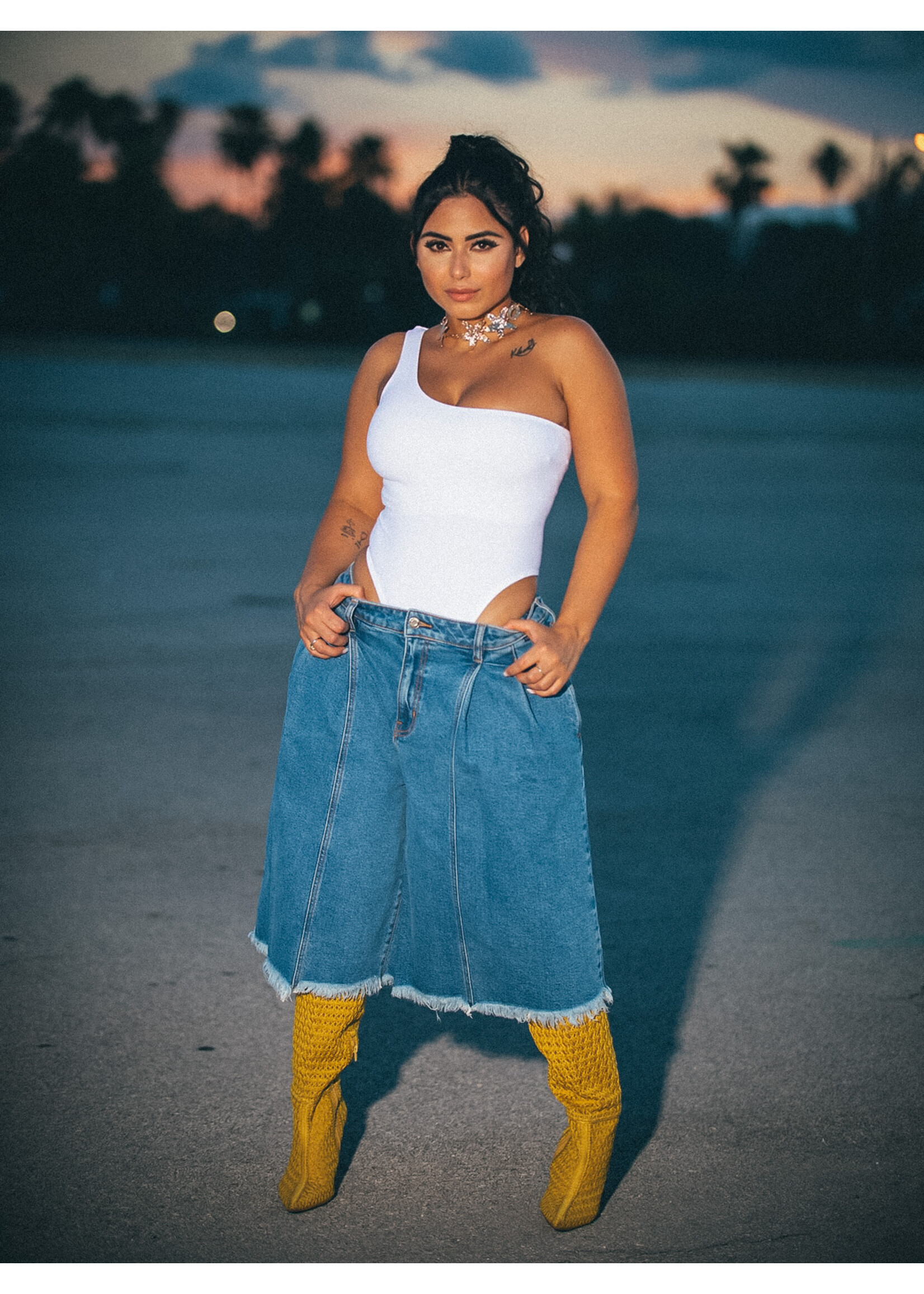 Trending Denim Bermuda Short