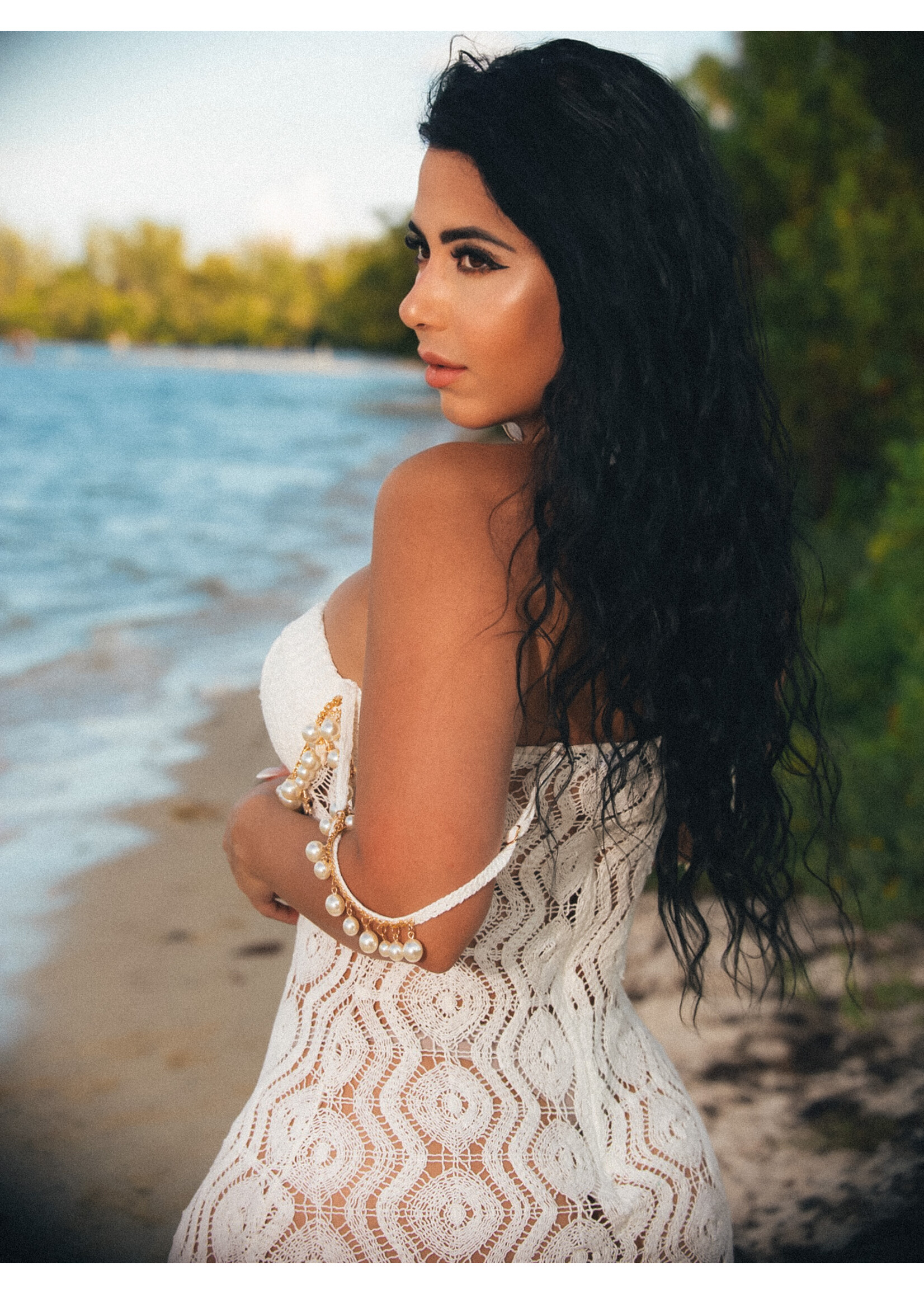 Isla Crochet Maxi Dress