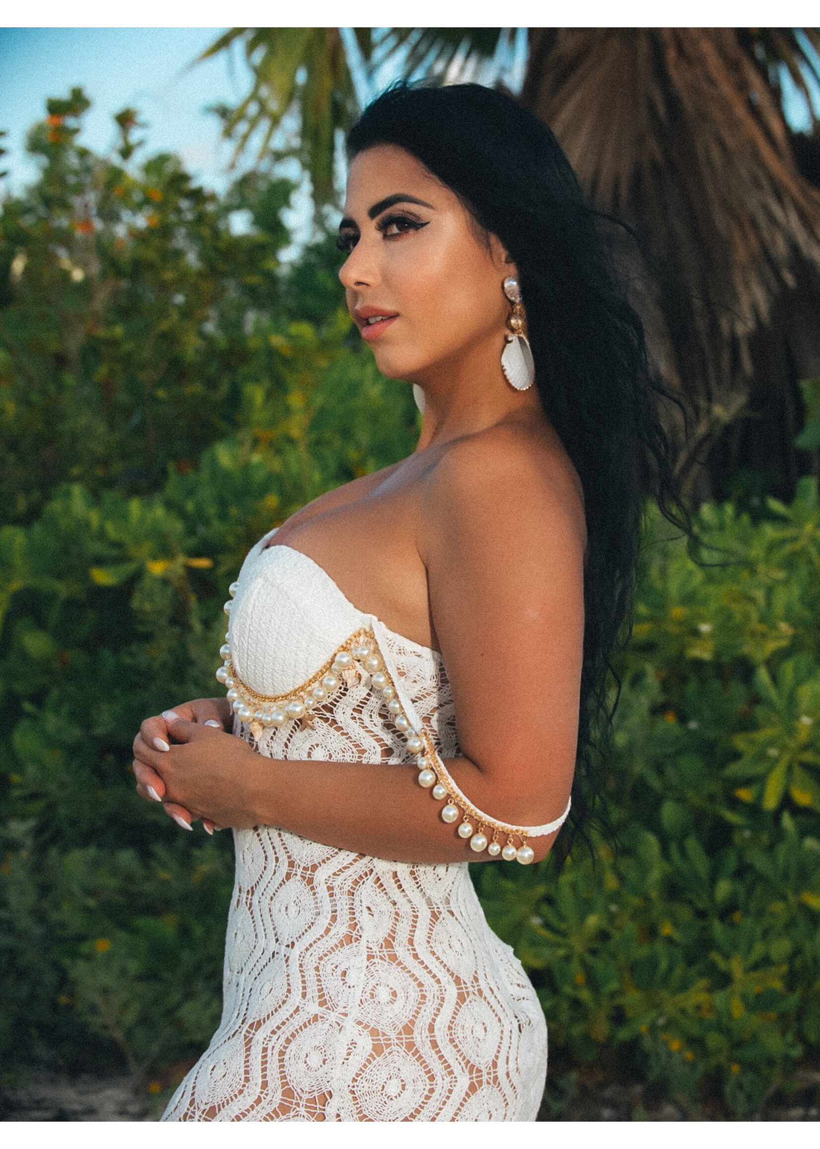 Isla Crochet Maxi Dress