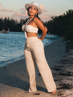 Pleated Beach Pants