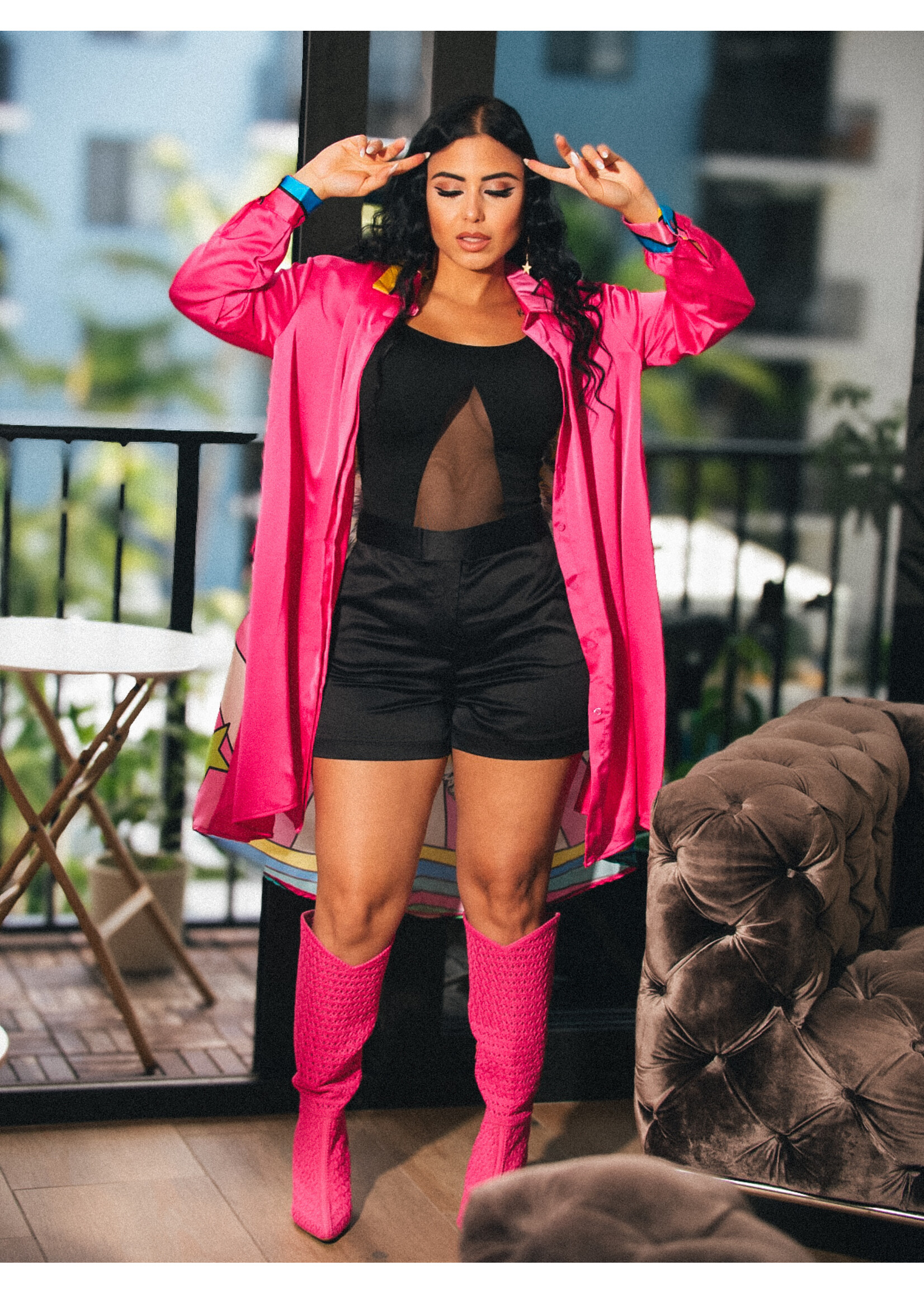 Dressy Satin Shorts