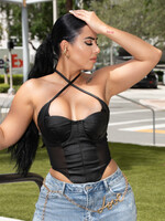 Miss 8 Fierce Flex Leather Corset