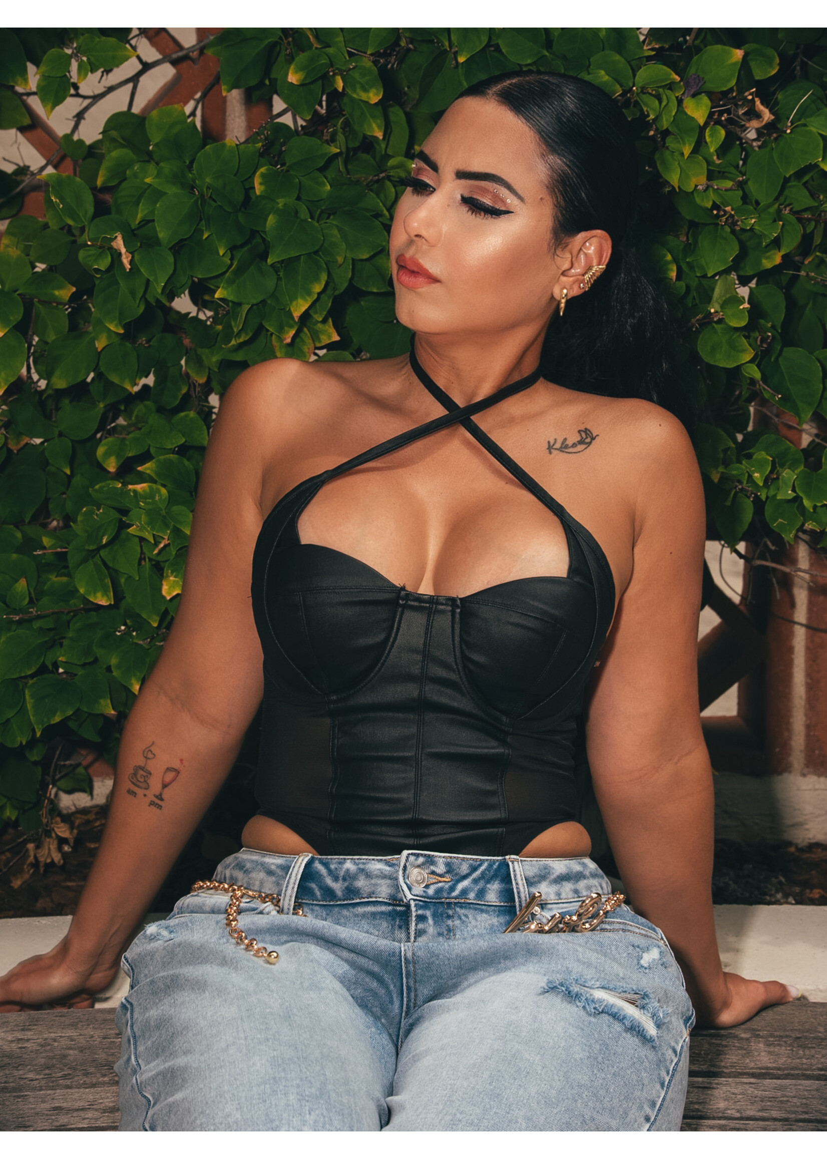 Miss 8 Fierce Flex Leather Corset