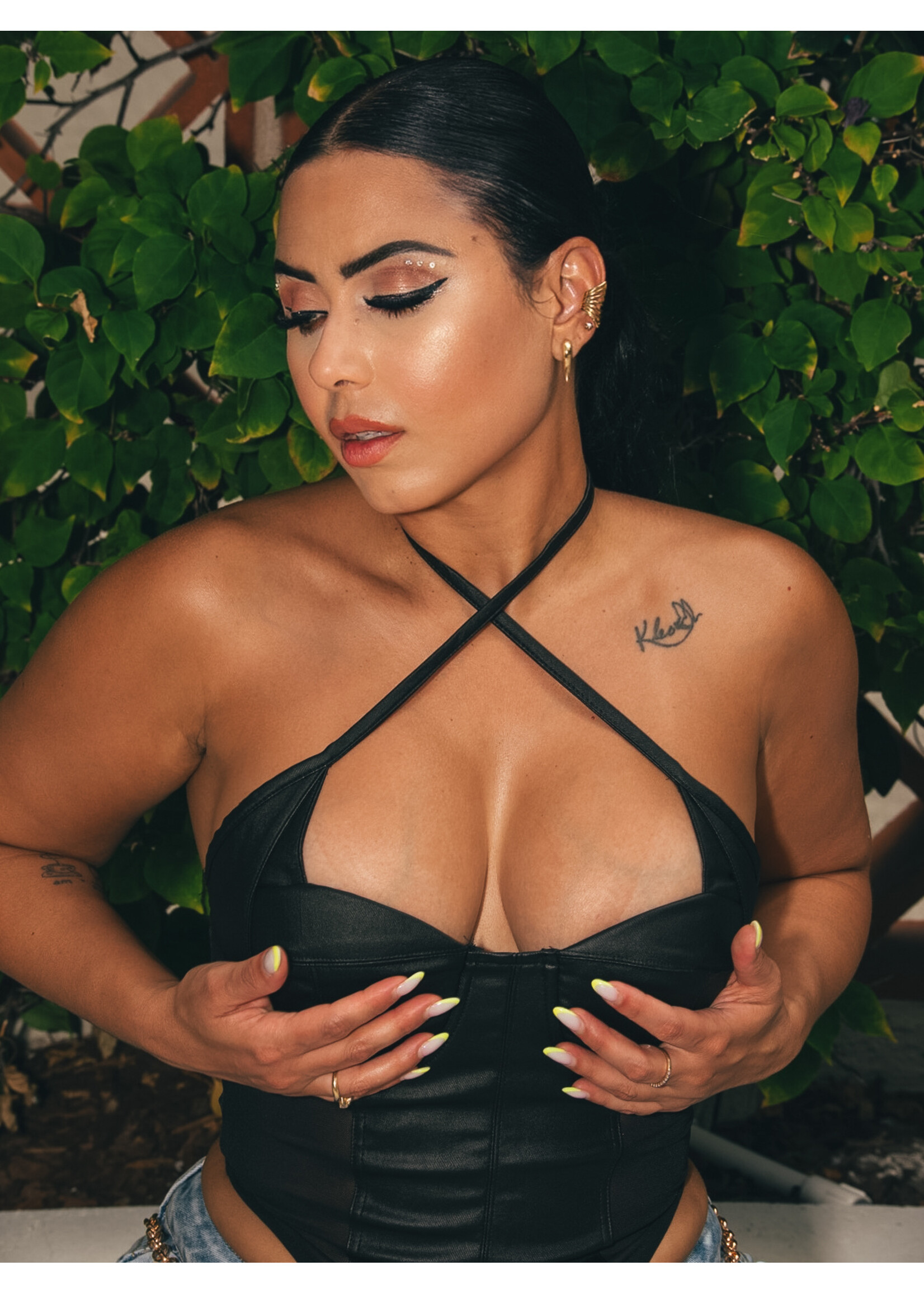 Miss 8 Fierce Flex Leather Corset