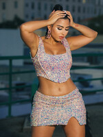Molly Sequin Corset Top