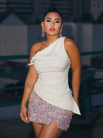 Asymmetrical Shoulder Tunic Top