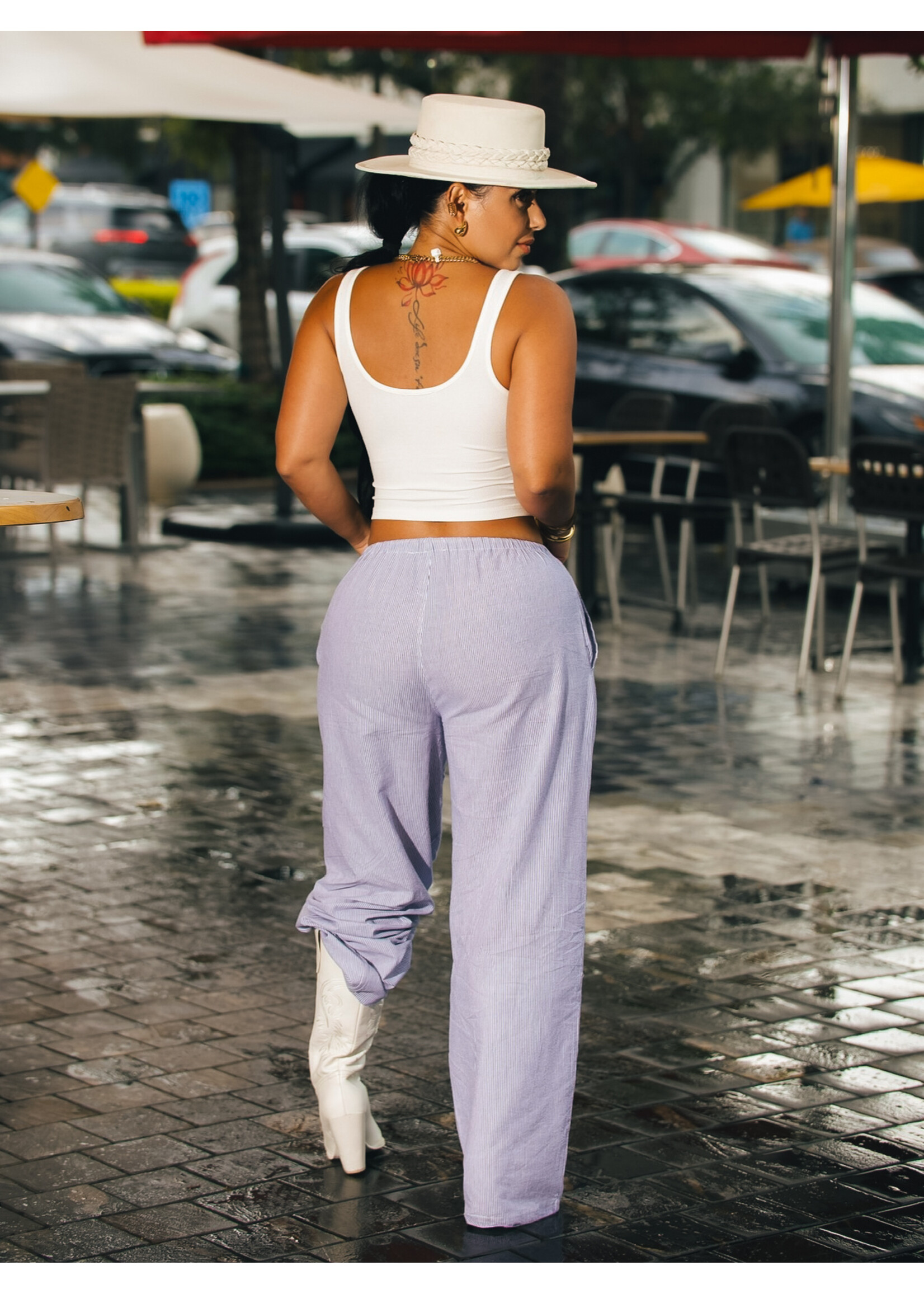 Scoop Henley Tank Top