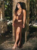 Ethereal Drape Maxi