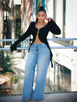 Metal Clasp Cutout Top