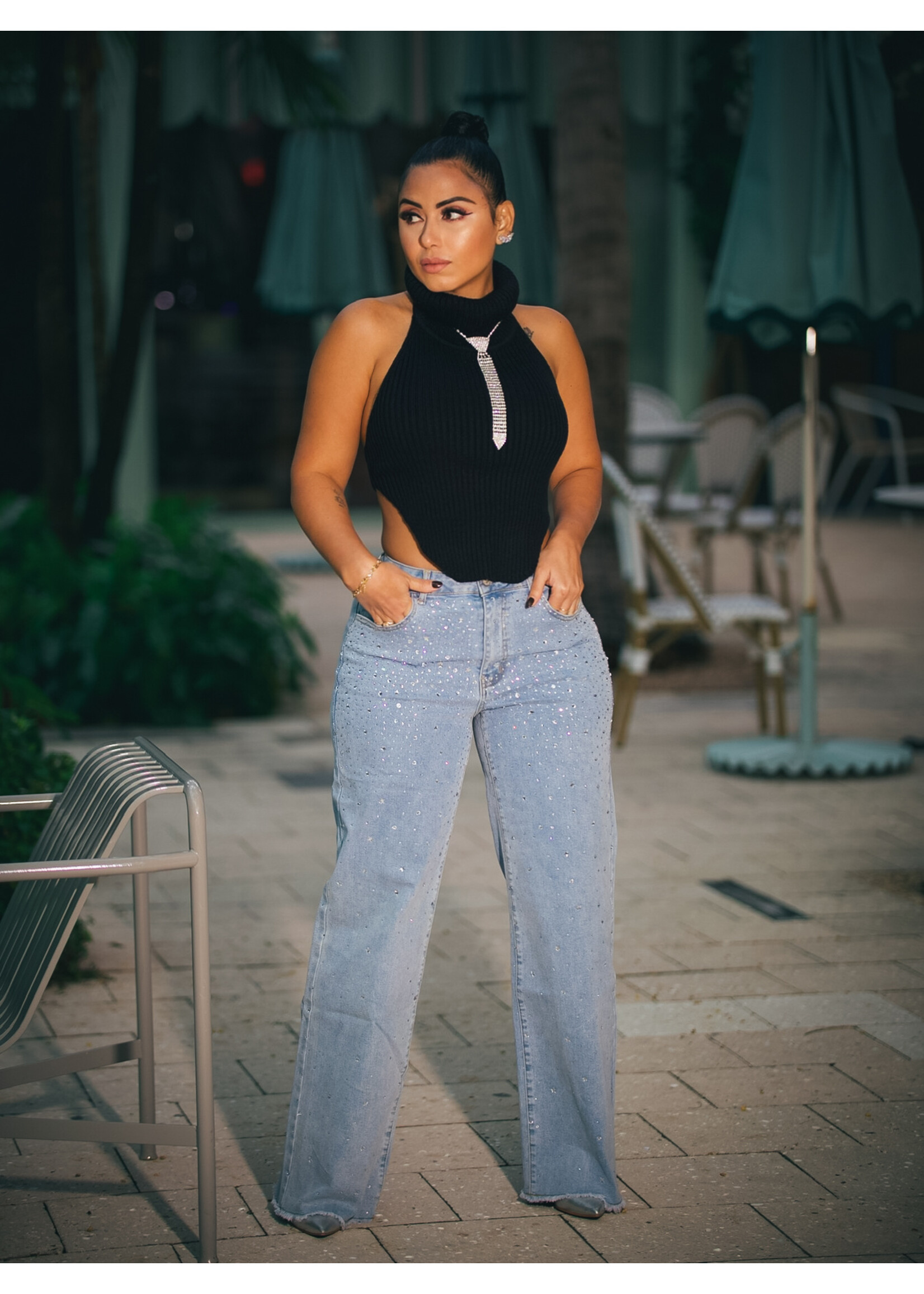 Edge Play Knit Top