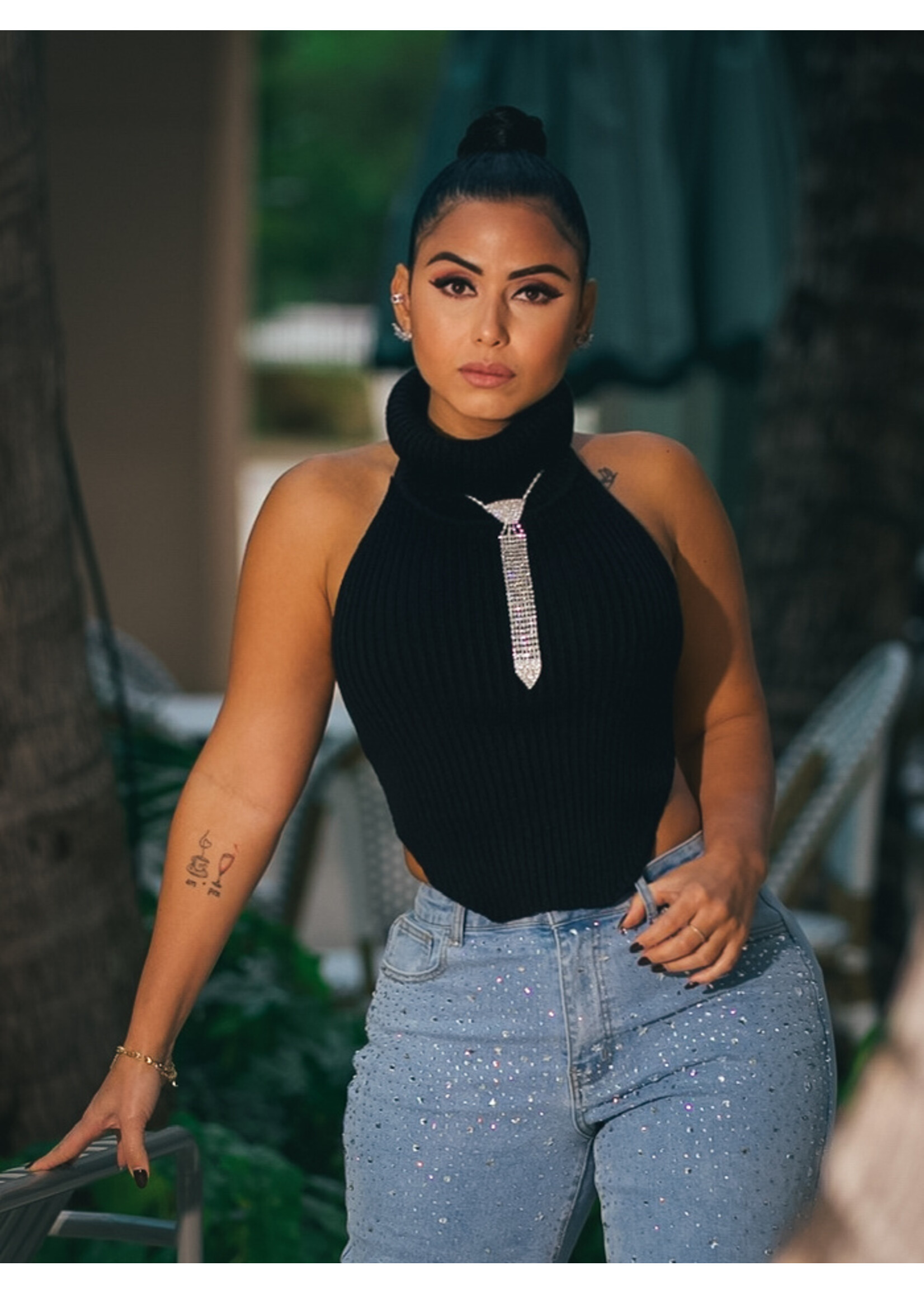 Edge Play Knit Top