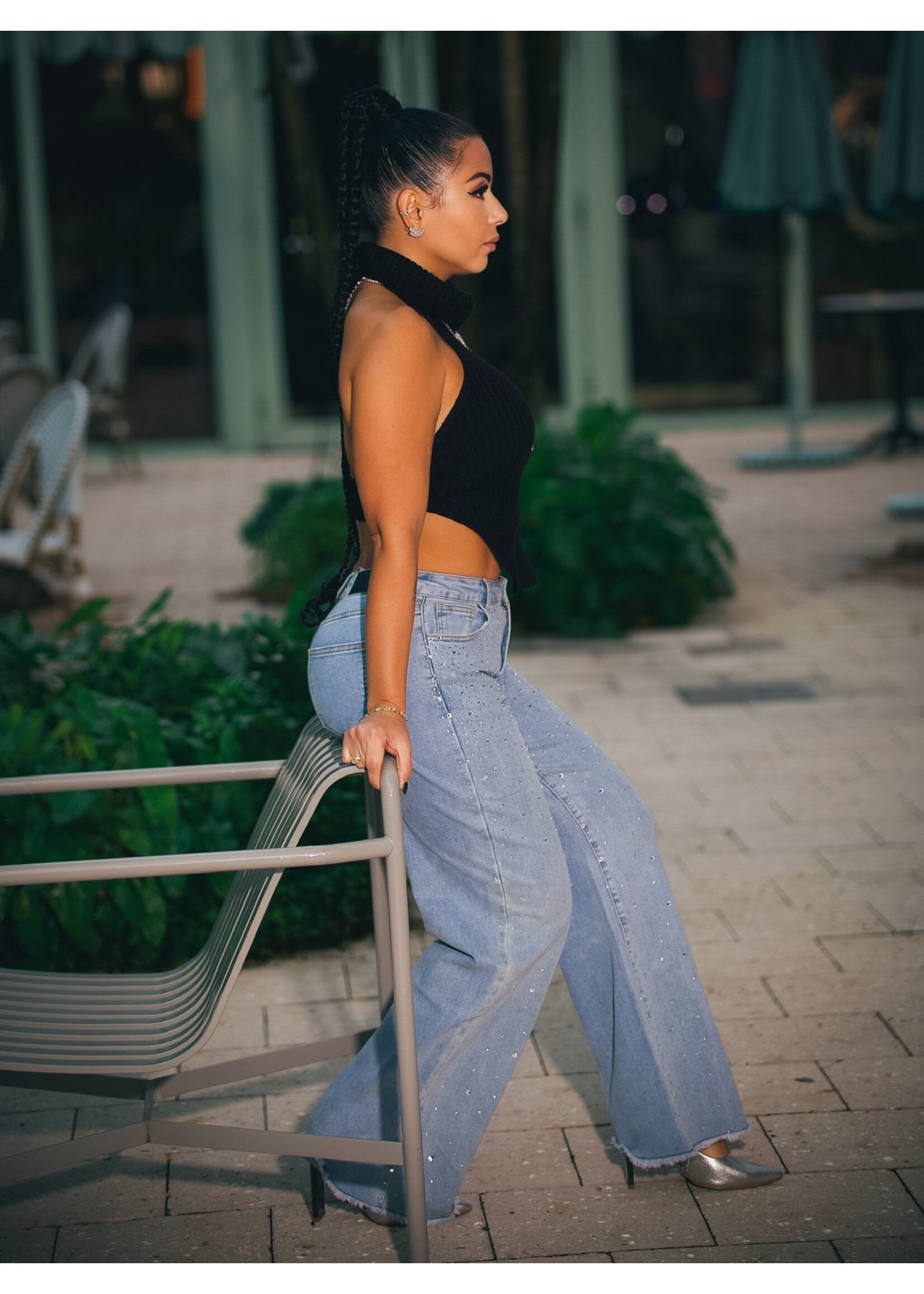 Edge Play Knit Top