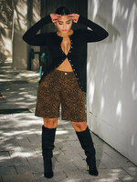 Leopard Fade Colossus Jorts